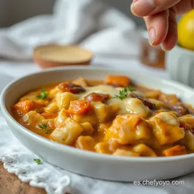 Receta Puchero de la Abuela con un Toque Moderno ✨ Tarjeta de receta