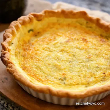 Quiche de At&uacute;n F&aacute;cil Receta Casera que Triunfa Siempre Tarjeta de receta