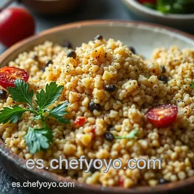 Receta Quinoa Jardinera: &iexcl;Del Campo a tu Mesa F&aacute;cil! Tarjeta de receta