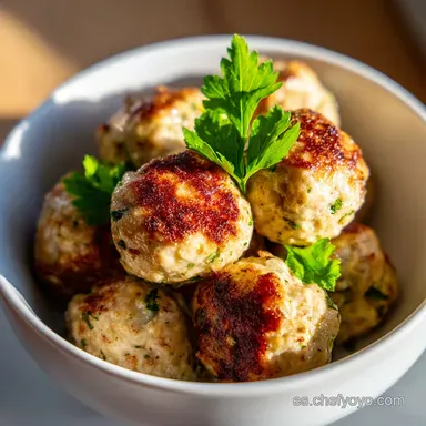Receta de Alb&oacute;ndigas para 4 Personas Tarjeta de receta
