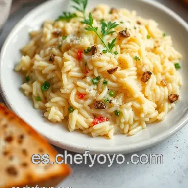 Risotto alla Milanese: Un Cl&aacute;sico Italiano F&aacute;cil ❤️ Tarjeta de receta