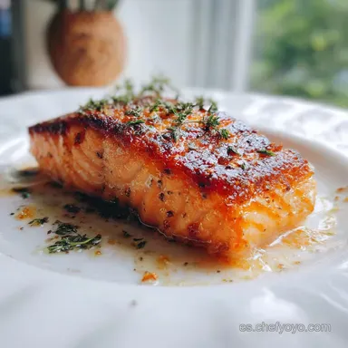 Salm&oacute;n al horno con Lim&oacute;n - Oven-Only Tarjeta de receta