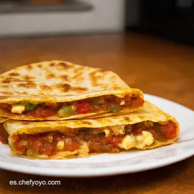 Salsa Quesadilla Taco Bell Casera Receta Cremosa F&aacute;cil Tarjeta de receta