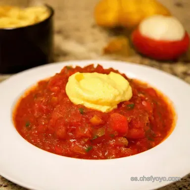 Salsa de Pimienta Cremosa Receta F&aacute;cil y Deliciosa Tarjeta de receta