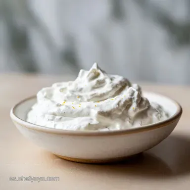 Salsa de Yogur F&aacute;cil en 10 Minutos Tarjeta de receta