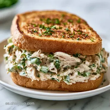 Sándwich de Pollo Frío Cremoso Tarjeta de receta