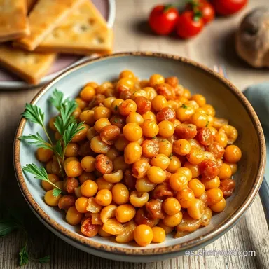 Sepia con Garbanzos: Un Guiso Andaluz que Enamora Tarjeta de receta