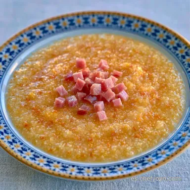 Sopa Fría de Melón en 10 Minutos Tarjeta de receta