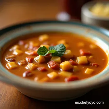 Sopa Paraguaya Tradicional Receta Aut&eacute;ntica de la Abuela Tarjeta de receta