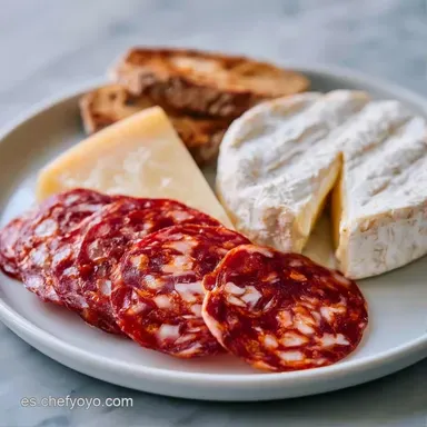 Tabla de Embutidos en 20 Minutos Tarjeta de receta