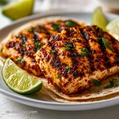 Tacos De Pescado Blanco Frescos Para 4 Tarjeta de receta