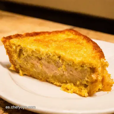 Tarta de Pollo Casera F&aacute;cil El Secreto de la Abuela Tarjeta de receta