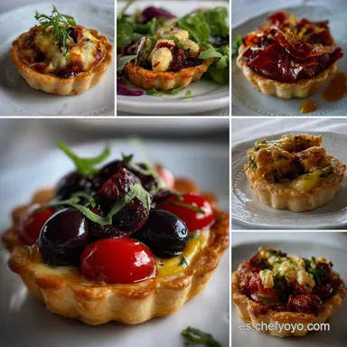 Tartaletas Saladas: Rellenos F&aacute;ciles y Crujientes Tarjeta de receta