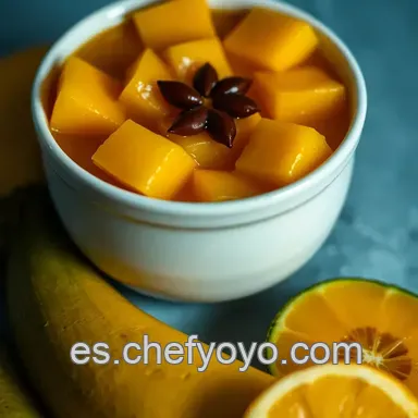 Zumo Naranja Pi&ntilde;a Melocot&oacute;n: &iexcl;El Secreto de mi Abuela! 🍊🍍🍑 Tarjeta de receta