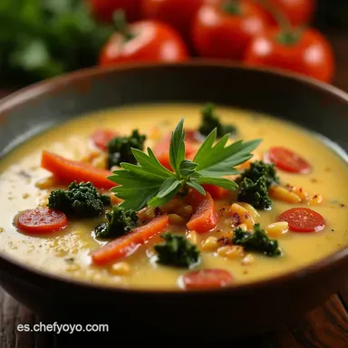 Zuppa Toscana Casera La Receta Cremosa que Supera al Olive Garden Tarjeta de receta