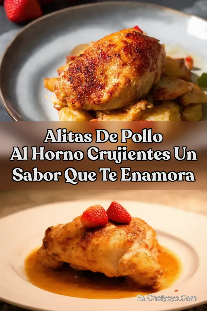 Alitas de Pollo al Horno Crujientes Un Sabor Que Te Enamora