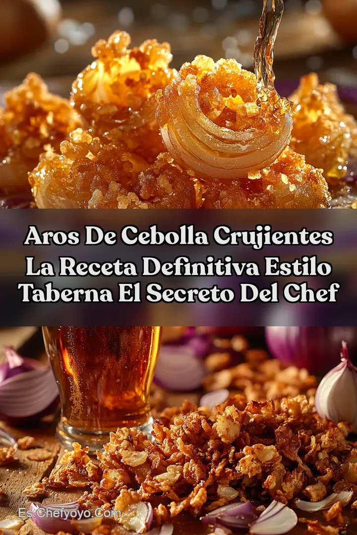 Aros de Cebolla Crujientes La Receta Definitiva Estilo Taberna El Secreto del Chef