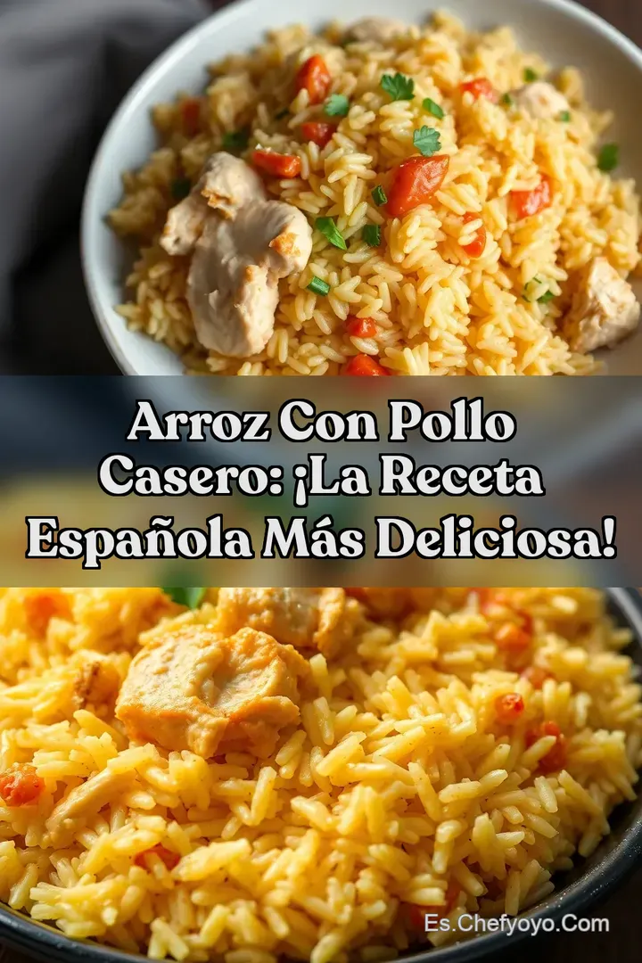 Arroz con Pollo Casero: &iexcl;La Receta Espa&ntilde;ola M&aacute;s Deliciosa!