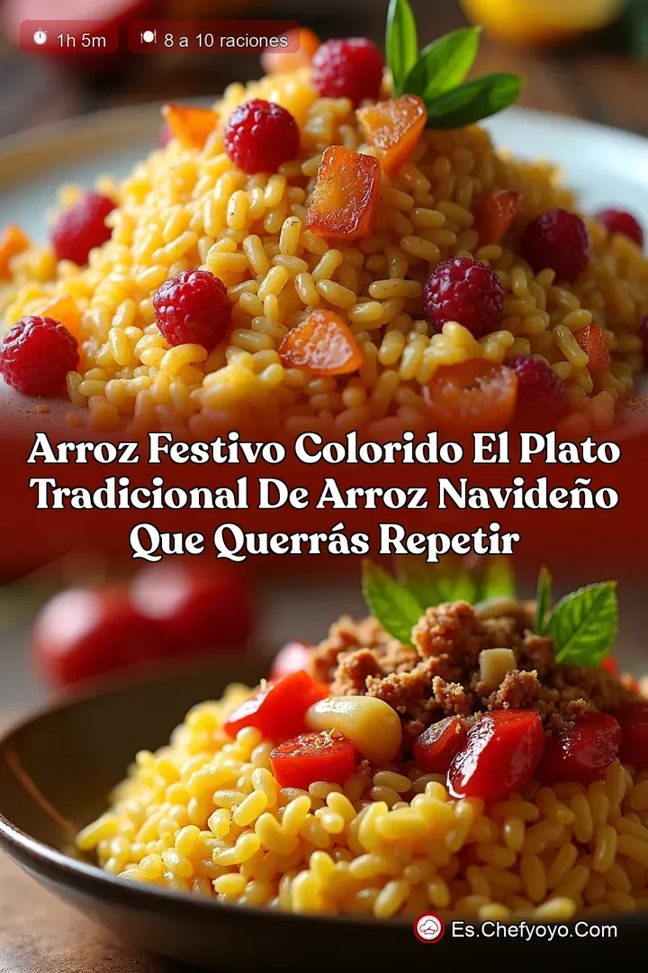 Arroz Festivo Colorido El Plato Tradicional de Arroz Navide&ntilde;o que Querr&aacute;s Repetir