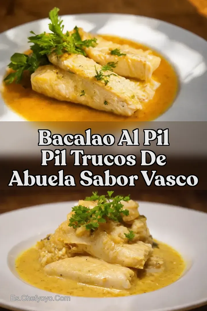 Bacalao al Pil Pil Trucos de Abuela Sabor Vasco