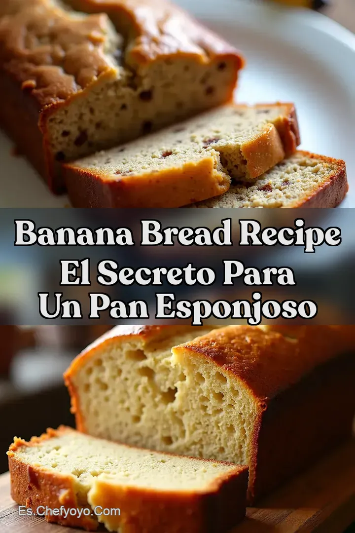 Banana Bread Recipe El Secreto Para un Pan Esponjoso