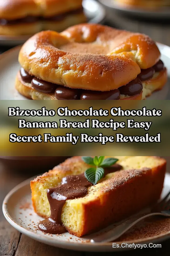Bizcocho Chocolate Chocolate Banana Bread Recipe EASY Secret Family Recipe Revealed