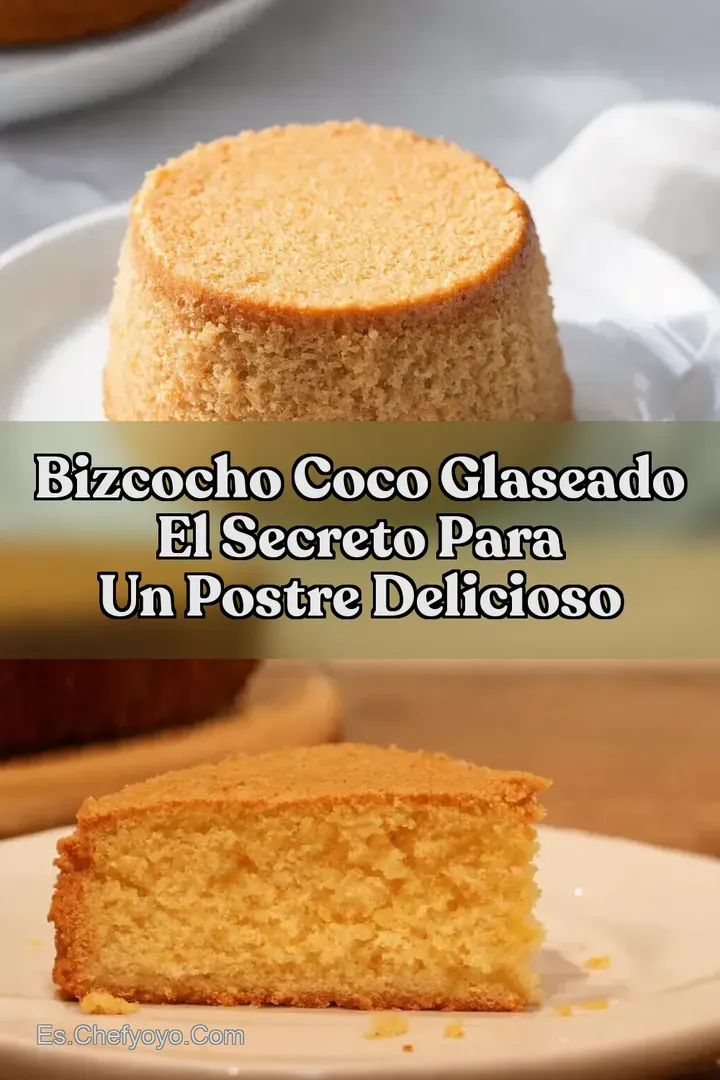 Bizcocho Coco Glaseado El Secreto Para un Postre Delicioso