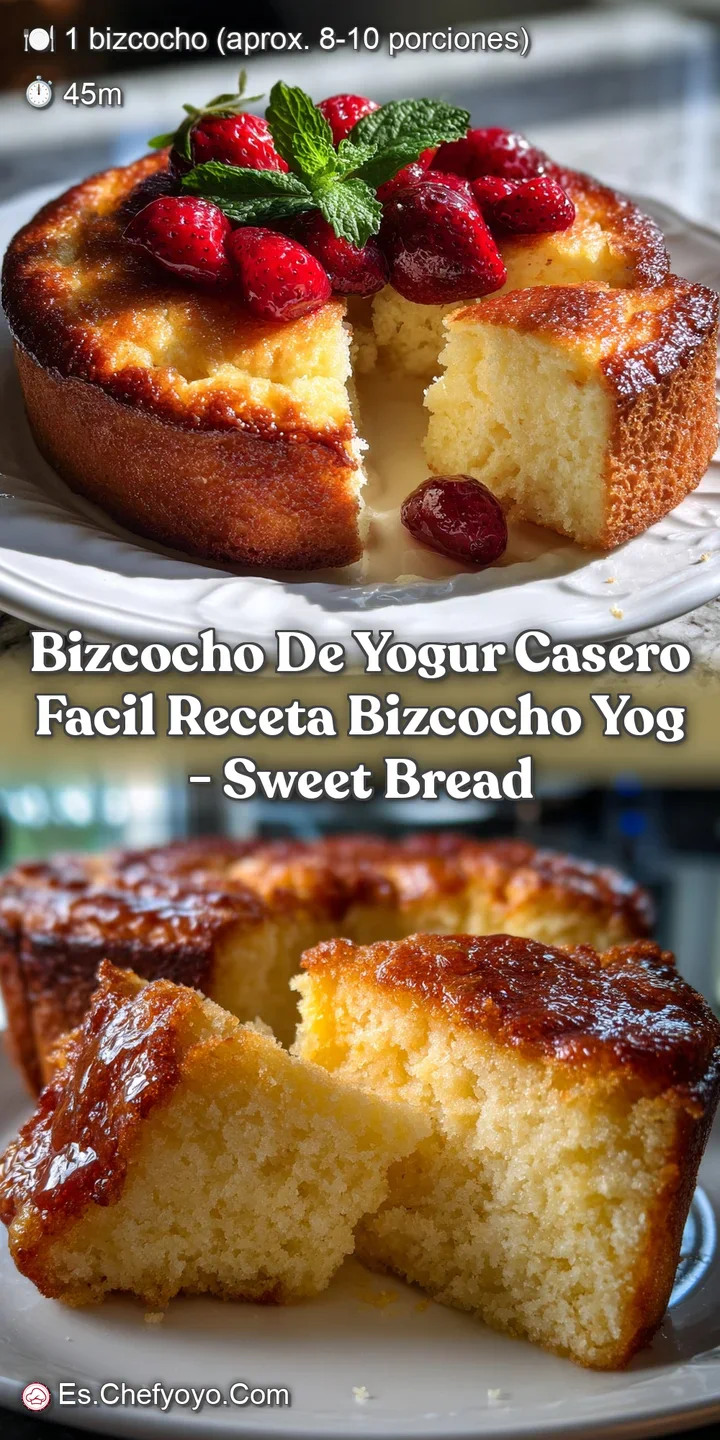 Bizcocho De Yogur Casero Facil Receta Bizcocho Yog - Sweet Bread