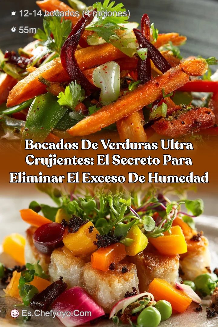 Bocados de verduras ultra crujientes: el secreto para eliminar el exceso de humedad