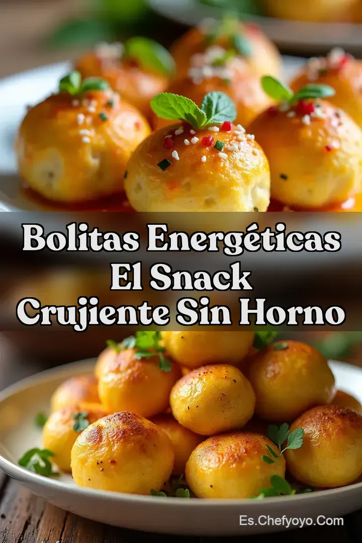 Bolitas Energ&eacute;ticas El Snack Crujiente Sin Horno
