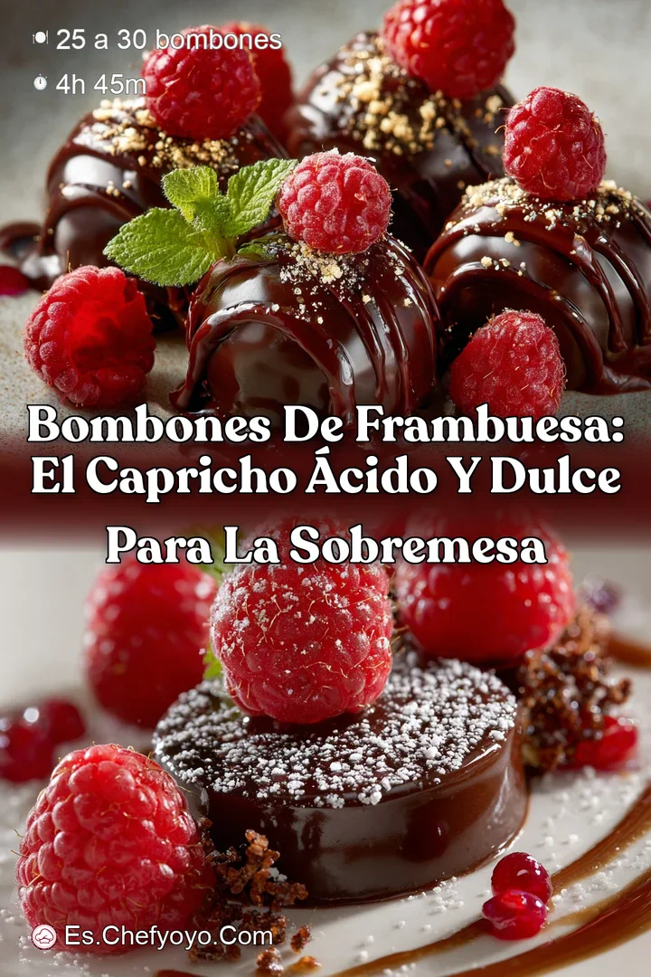 BOMBONES DE FRAMBUESA: El Capricho &Aacute;cido y Dulce para la Sobremesa