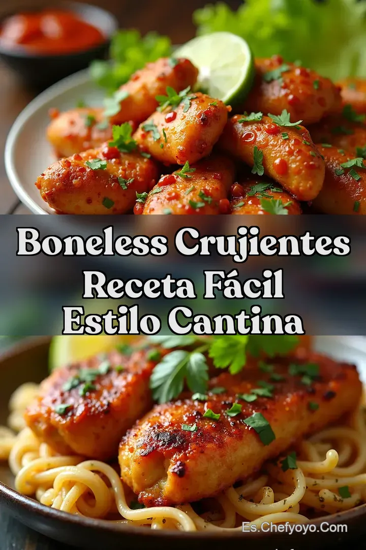 Boneless Crujientes Receta F&aacute;cil Estilo Cantina