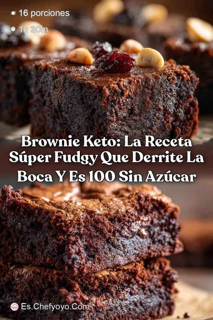 Brownie Keto: La Receta S&uacute;per Fudgy que Derrite la Boca y es 100 Sin Az&uacute;car
