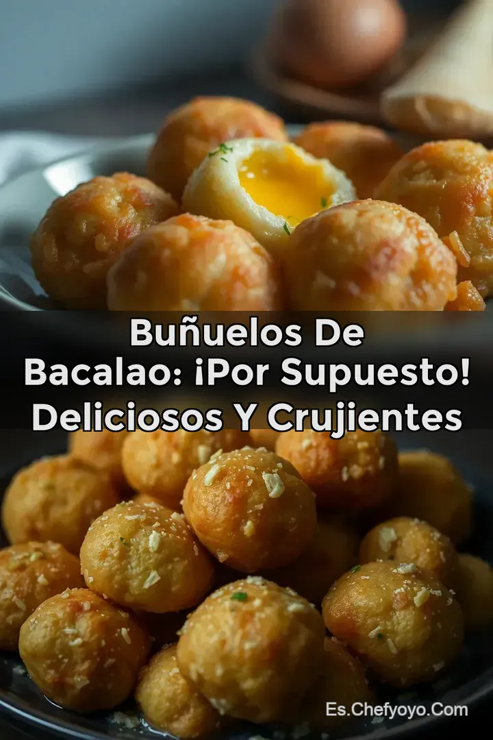 Bu&ntilde;uelos de Bacalao: &iexcl;Por supuesto! Deliciosos y Crujientes