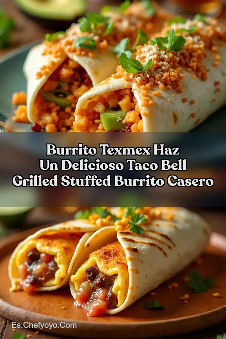 Burrito TexMex Haz un Delicioso Taco Bell Grilled Stuffed Burrito Casero