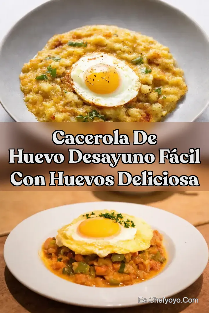 Cacerola de Huevo Desayuno F&aacute;cil Con Huevos Deliciosa
