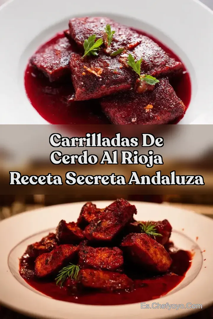 Carrilladas de Cerdo al Rioja Receta Secreta Andaluza