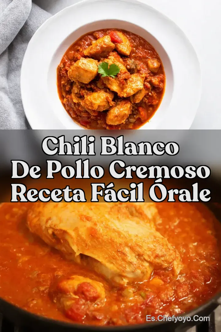 Chili Blanco de Pollo Cremoso Receta F&aacute;cil &Oacute;rale