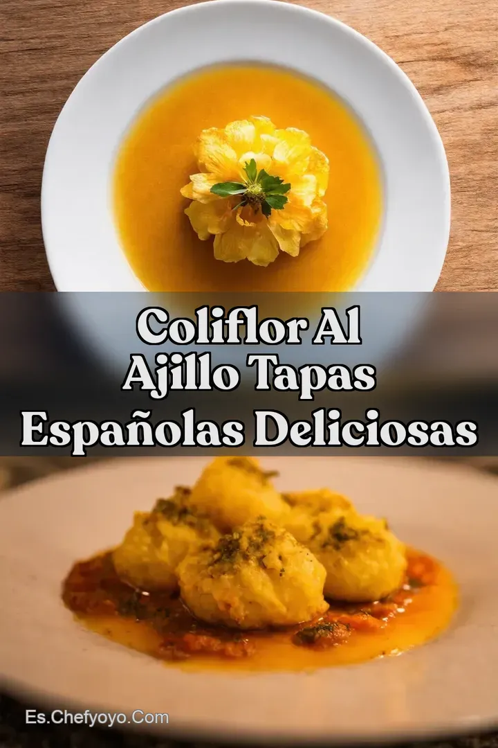 Coliflor al Ajillo Tapas Espa&ntilde;olas Deliciosas