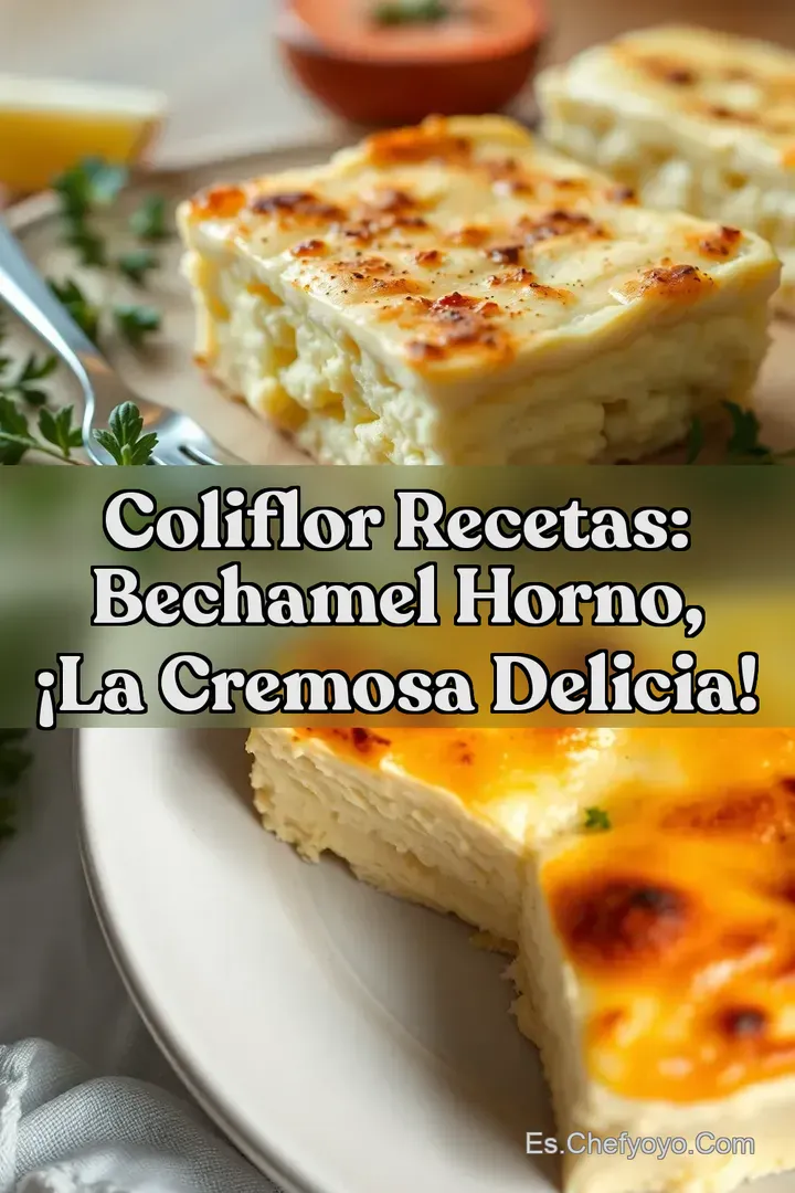 Coliflor Recetas: Bechamel Horno &iexcl;La Cremosa Delicia!