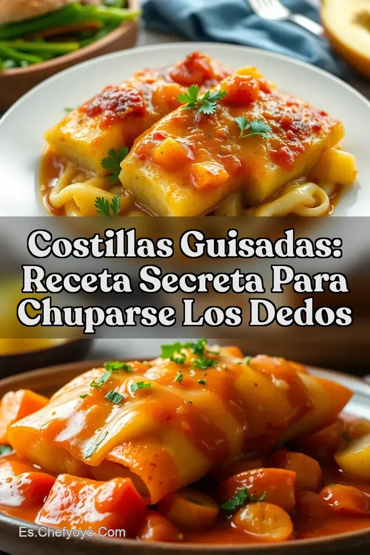 Costillas Guisadas: Receta Secreta para Chuparse los Dedos