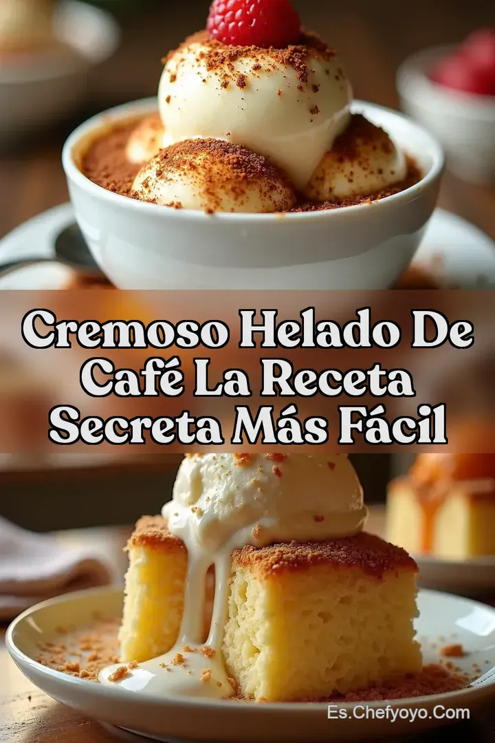 Cremoso Helado de Caf&eacute; La Receta Secreta M&aacute;s F&aacute;cil