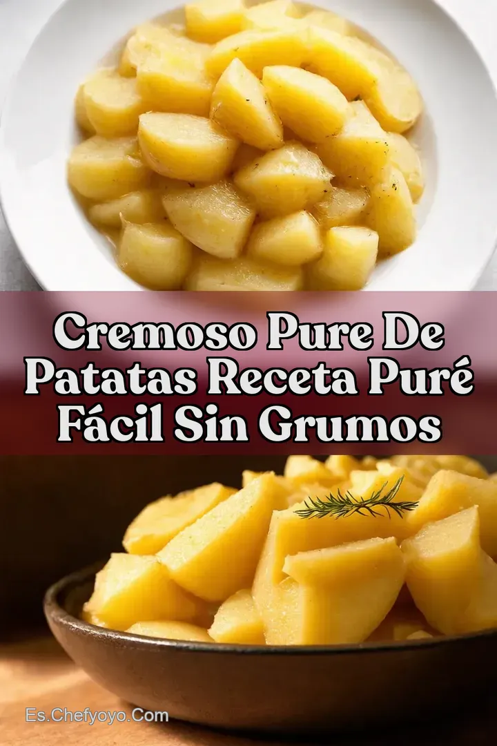 Cremoso Pure de Patatas Receta Pur&eacute; F&aacute;cil Sin Grumos