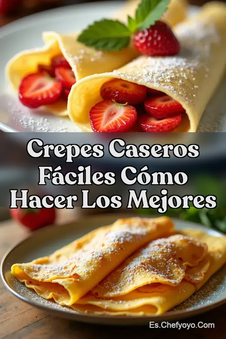 Crepes Caseros F&aacute;ciles C&oacute;mo Hacer Los MEJORES