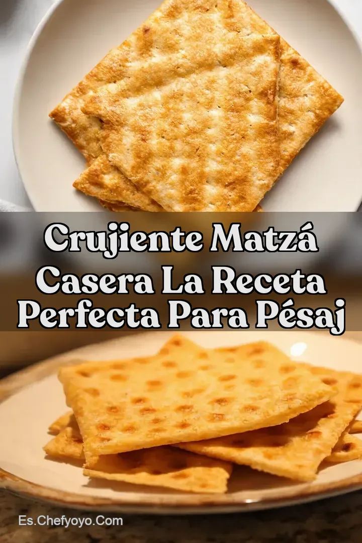 Crujiente Matz&aacute; Casera La Receta Perfecta para P&eacute;saj