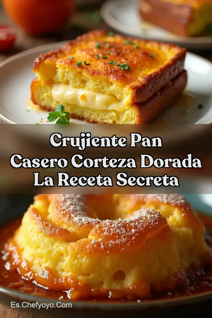 Crujiente Pan Casero Corteza dorada La Receta Secreta