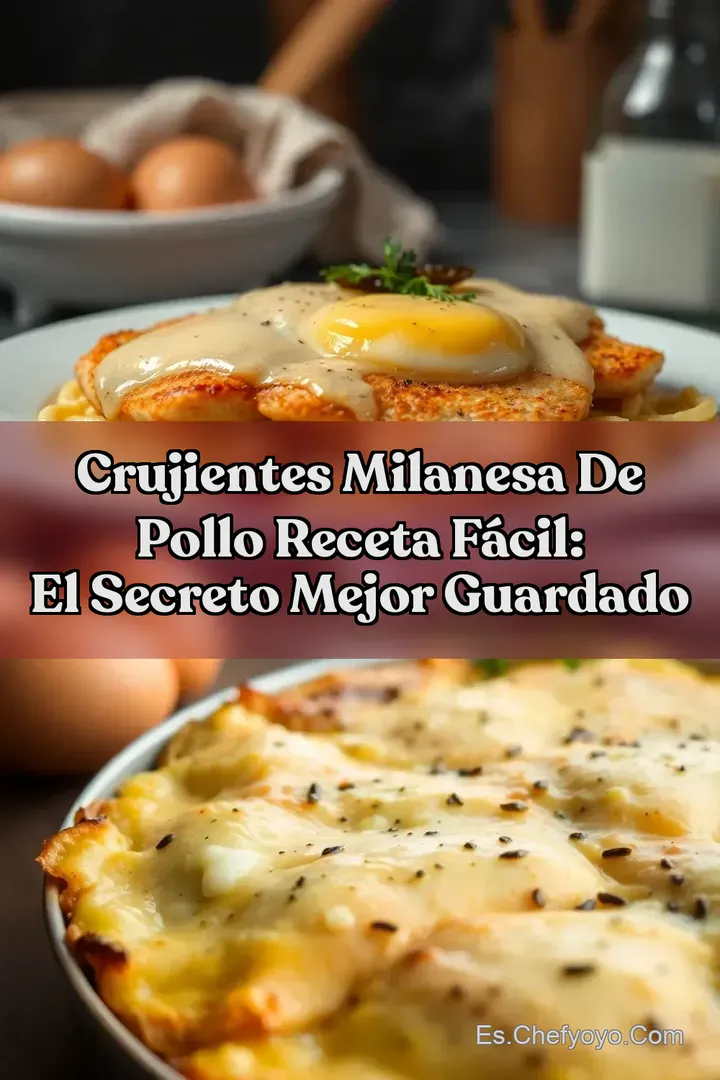 Crujientes Milanesa de Pollo Receta F&aacute;cil: El Secreto Mejor Guardado
