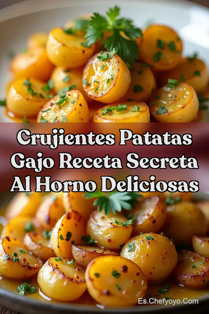 Crujientes Patatas Gajo Receta Secreta al Horno Deliciosas