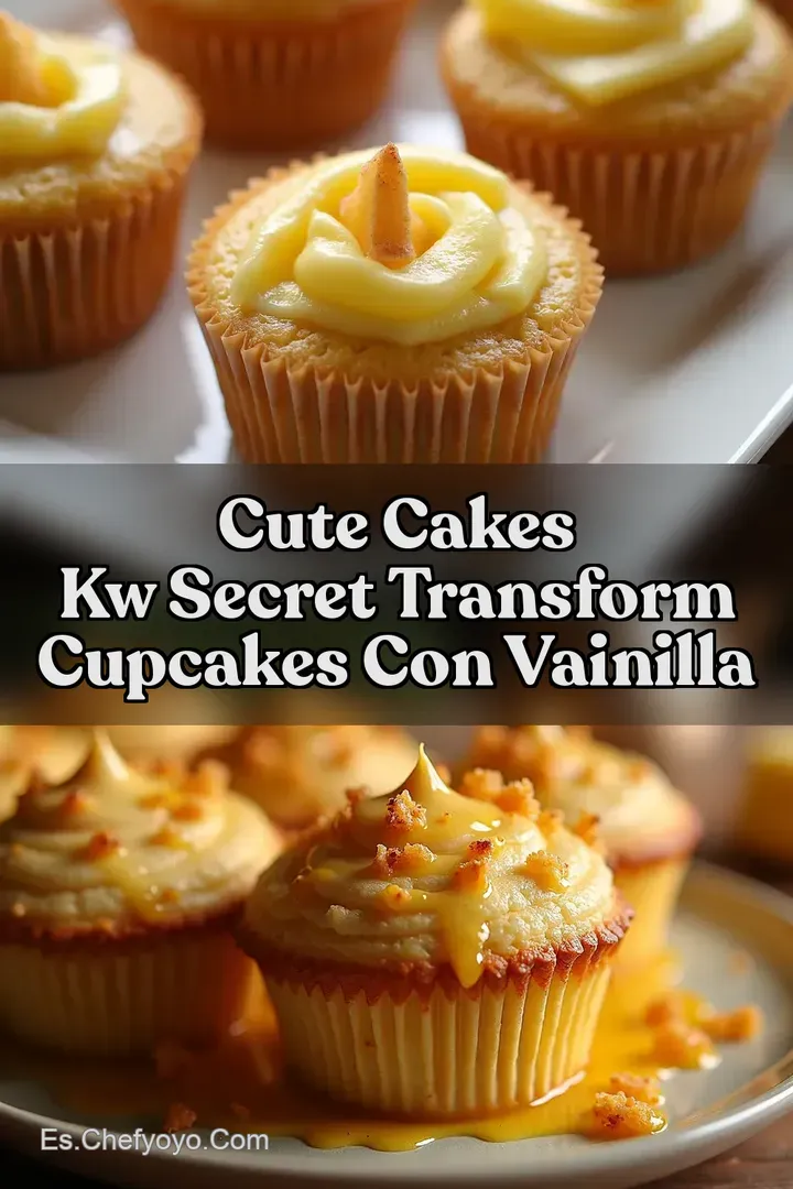 Cute Cakes kw Secret Transform Cupcakes con Vainilla
