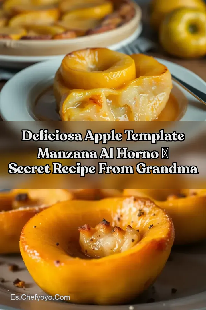 Deliciosa Apple Template Manzana al Horno ✨ Secret Recipe From Grandma